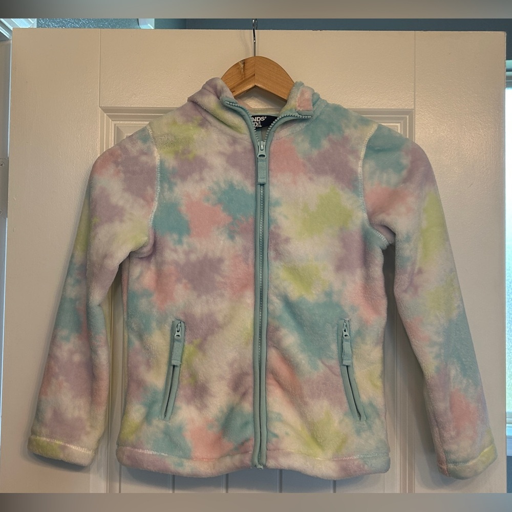 Lands' End Kids Softest Fleece Hoodie - Medium/8